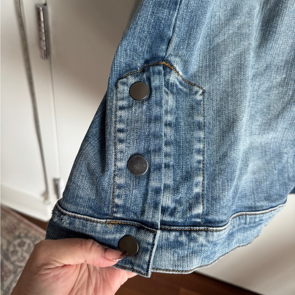 Universal Standard Blue Denim Jacket Size 22/24 - Picture 6 of 6